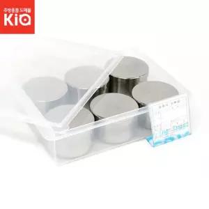 PC보존식용기 스텐원형-6P 약150g 유치원 어린이집 급식 학교 병원스테인레스