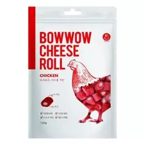 강아지 바우와우 치킨 치즈롤 120g 1P 소프트 간식 애견영양간식