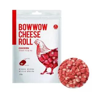 바우와우 치즈롤 (치킨맛) 120g (강아지 간식)