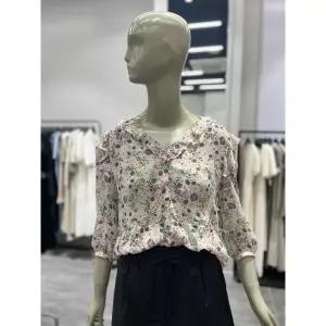 한정수량 시슬리 SAWS37531 칼로 플라워 프린트 플레어 블라우스 2835652