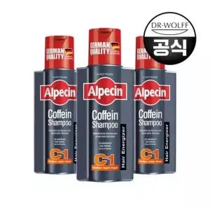 알페신 카페인 샴푸 C1 250ml (모발 강화) X 3