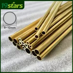 동파이프 구리 H62 황동 파이프 외경 5 5.5 6 6.5 7 7.5 8 8.5 9 9.5 10mm 내경 0.4-4.1mm 벽 두께 0.2-3mm