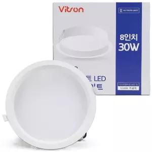 215mm 8형 원형 LED 매립등 30W 다운라이트 화장실 천장매입등 복도전등 조명