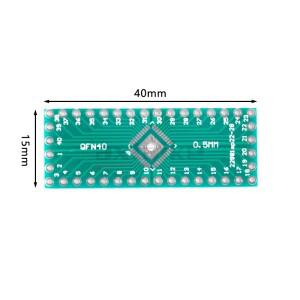 DIP 핀 보드 피치 IC 어댑터 플레이트 변환 QFN32 QFN40-DIP 전송 0.5mm QFN-40 QFN, 10 개