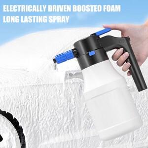 EAFC 1.5L 전기 자동차 물총 거품 분무기 식물 미스터 펌프 USB 물을 창 청소 자세히