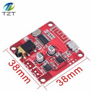 TZT 1PCS XY-BT5W DC 3.7~5V 블루투스 5.0 오디오 수신기 5w+5w 스테레오 전력 증폭기 보드