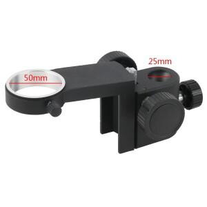 초점 조절식 암 거치대 현미경 줌 렌즈 기어 액세서리, 직경 25mm, 컬럼 브래킷,