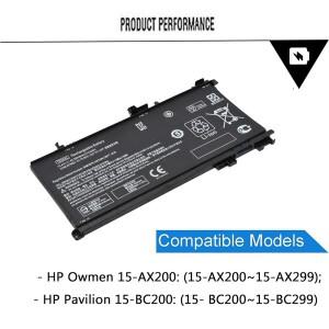 HP Omen 배터리, TE04XL, 15-ax250wm, 905175-271, 905277-855