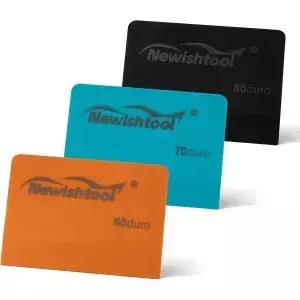 NEWISHTOOL 창문 틴트 도구 PPF 스퀴지 키트 소프트 실리콘 세트 3개 스크래퍼 서로 다른 3가지 듀로미터