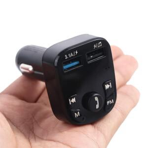빠른 충전 기능 MP3 음악 플레이어 오디오 리시버 USB 차량용 블루투스 5.0 FM 트랜스미터 변조기