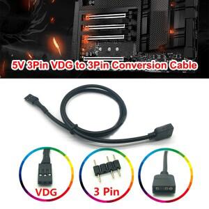 기가바이트 마더보드 액세서리용 5V 3핀 RGB VDG 변환 라인 케이블 커넥터 전문