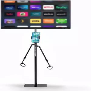스틱2닝 엑스트라 톨 72 러닝머신 실내 자전거 일립티컬용 TV 스탠드 24-32 맞는 조절 가능한 VESA 바닥