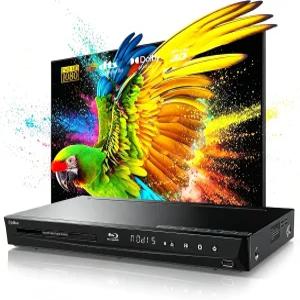 DpBlue 1080P 3D Blu-ray DVD 플레이어 홈 시어터용 5.1채널 오디오 출력 FullHD 지원 지역 A/1 CD 재생