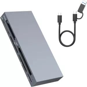 USB 3.2 Gen 2 10Gbps 6-in-1 카드 리더기 for CFexpress SD TF