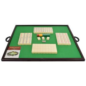 단단한 나무 접이식 마작 테이블, 멀티 수동 손으로 마감한 가정용 실내 레저용 휴대용 참새 게임