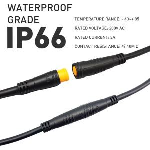 Julet Ebike Cable2 3 4 5 6Pin 변환 라인 스로틀 디스플레이 Light 용 방수 연장 케이블