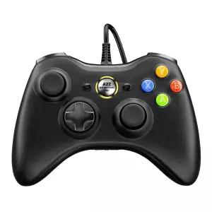Xbox 360용 유선 컨트롤러 듀얼 진동 터보 기능 및 7.2 채널이 탑재된 USB 게임패드FT 케이블 360/360 슬림