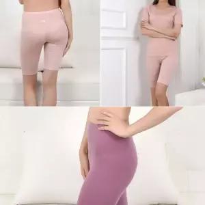 (뵈뵈) 모달 무지 여성 5부 속바지