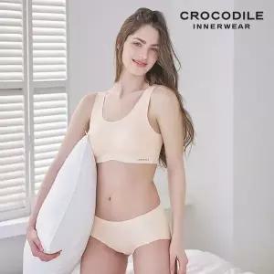 [NS홈쇼핑][크로커다일] 에어로쿨 인견쉘론 U넥 심리스브라팬티 2종세트 CDW6M02_T..[36200994]