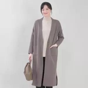 애비뉴투지 엄마옷 이불 포근 부드러운 니트 가을 겨울 롱 가디건 J11408