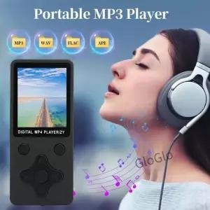 패션 롱 스트립 학생용 MP3 초슬림 버튼식 뮤직 플레이어 단색 심플 미니 학습용 스포츠용
