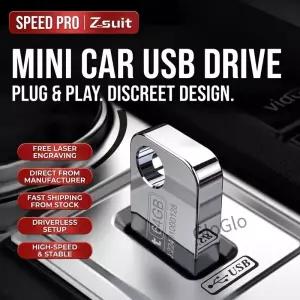 미니 자동차 음악 USB 플래시 드라이브 32g 모바일 저장 고속 짧은 128g 대용량