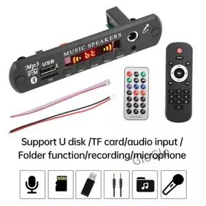 Bluetooth 5.0 MP3/WMA/WAV/FLAC/APE 오디오 디코딩 모듈(마이크 기능이 있는 없음 원격 제어 포함)