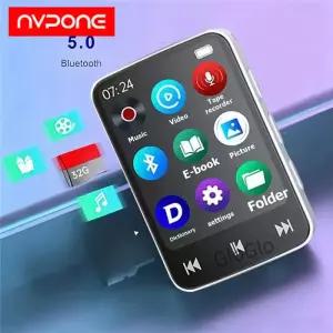 휴대용 미니 MP3 플레이어 블루투스 5.0 지원 1.8인치 LED 화면 비디오 재생 녹음 전자책 기능 학생용