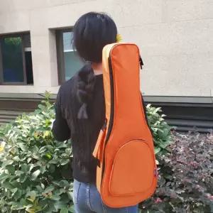 힐링뮤즈 콘서트 우쿨렐레 케이스(오렌지) 보관함 보관집 악기 악기통 커버