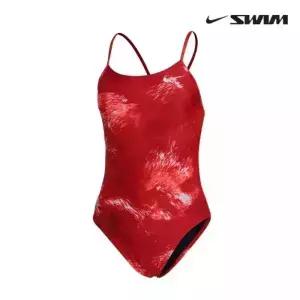 나이키 스윔 워터 프린트 컷아웃 원피스 여성 실내 수영복 하이컷 NESSG007-614 1191387