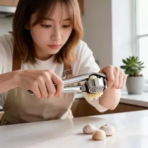 410 스테인리스 마늘다지기 스텐 마늘박피기 조리 도구 재료
