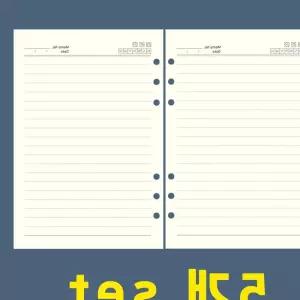 6공 바인더 속지 육공 A5 다이어리 리필 내지 100P 5P 4A23F