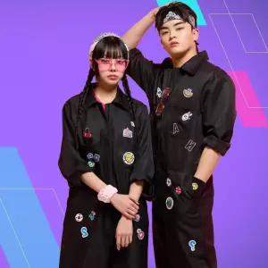 블랙 점프슈트 세트 반티 졸사컨셉 F2A5F