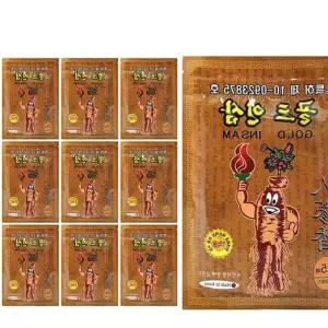 골드인삼 25매 10팩 붙이는 건강패드 찜질팩 손목 응급용품 통증패치 어깨파스 C3F4E