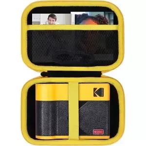 Lebakort 하드 케이스 KODAK Mini Shot 3 Retro/Mini / ERA 4PASS 휴대용 사진 프린터 호환 검정색 노란색