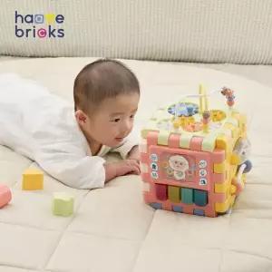 [하베브릭스][27년 양 에디션] 하베브릭스 국민육아템 6in1 변신큐브 감각발달 터미타임 아기장난감