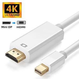 MacBook 호환 프로 Air 미니 DisplayPort Thunderbolt-HDMI 변환기 케이블용 4k 미니 DP-HDMI 호환 어댑터