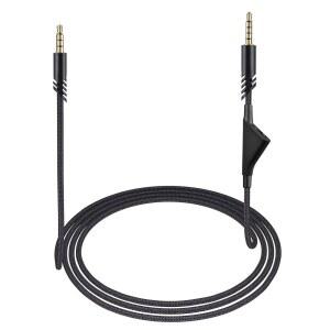 ASTRO A10 A40 TR 게이밍 헤드셋용 케이블 인라인 볼륨 컨트롤 포함 | 3.5MM(1/8인치) 꼬임형 분리형 오디오 블랙 길이 6피트