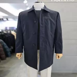 [성남점]바쏘옴므 남자 네이비 트렌치 라이너 맥코트 WSA5CC01