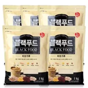 곡물명가 블랙푸드 미숫가루 1kg x5개