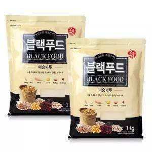 블랙푸드 미숫가루 1kg x2개