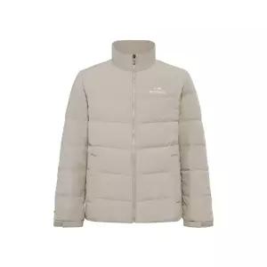 POP 베이직 남성 스탠넥 다운 자켓_Light Beige