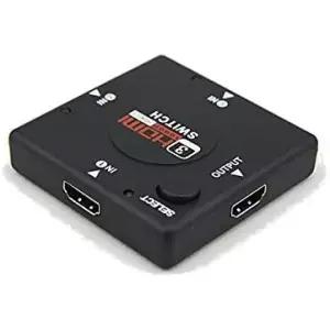 Rocsai HDMI 3포트 3-In/1-Out 스위치 스위처 1080P 분배기 HDTV PS4 Xbox 360 DVD BluRay 노트북 PC용