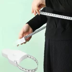 신체 치수 측정 휴대용 줄자 허리 가슴 팔 다리 둘레 재기 운동 기록 재단 의류