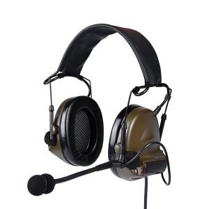WADSN Tactical C2 II 헤드셋 (마이크 포함) CS 귀마개 사냥 용 헤드폰 청력 보호 귀