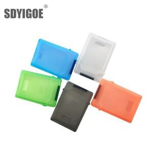 충격 방지 플라스틱 3.5인치 및 IDE SATA 외장형 HDD SSD 보호 케이스 3.5' 하드 드라이브 보관함 정리함