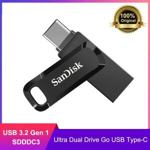 샌디스크 울트라 듀얼 고 USB 타입-C 3.2 Gen 1 64GB 128GB 256GB 1TB 플래시 드라이브 펜 메모리 최대 400
