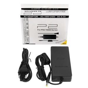 PS2 교체용 새 전원 공급 장치 AC 어댑터 충전기 케이블 코드 Slim 70000 콘솔용 100-240V DC 8.5V EU 플러