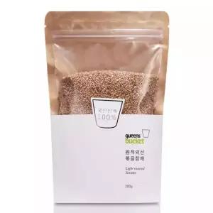 쿠엔즈버킷 원적외선 국산 볶음참깨 200g 1개 식사 회식 일식 분식 간편요리 즉석요리