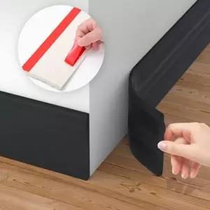 붙이는 걸레받이 접착식 몰딩 테두리 셀프 걸레받이 마감재 장판 바닥 인테리어 시트지 벽하단 벽보강